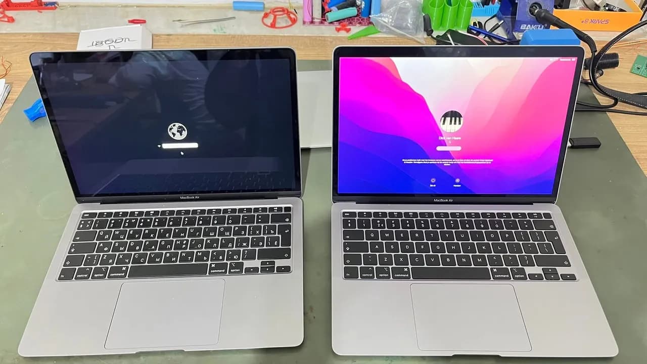 MacBook Air 13" (Intel Core 10. nesil + T2, 2020) A2179 — tezgâh fotoğrafı 1