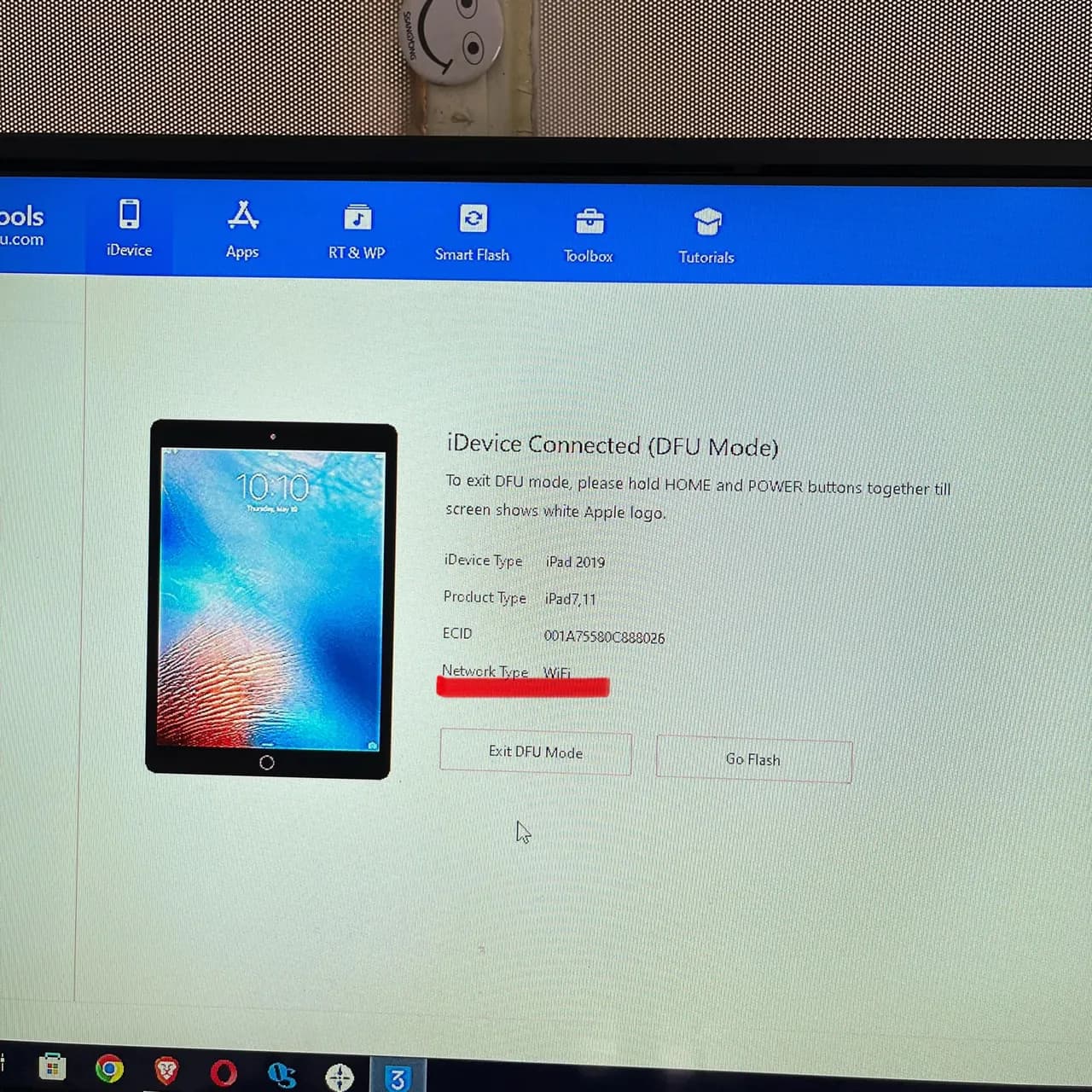 iPad (7. nesil, 2019) A2198 — tezgâh fotoğrafı 2