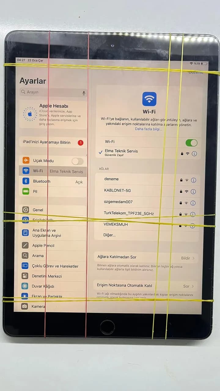 iPad (7. nesil, 2019) A2198 — tezgâh fotoğrafı 4
